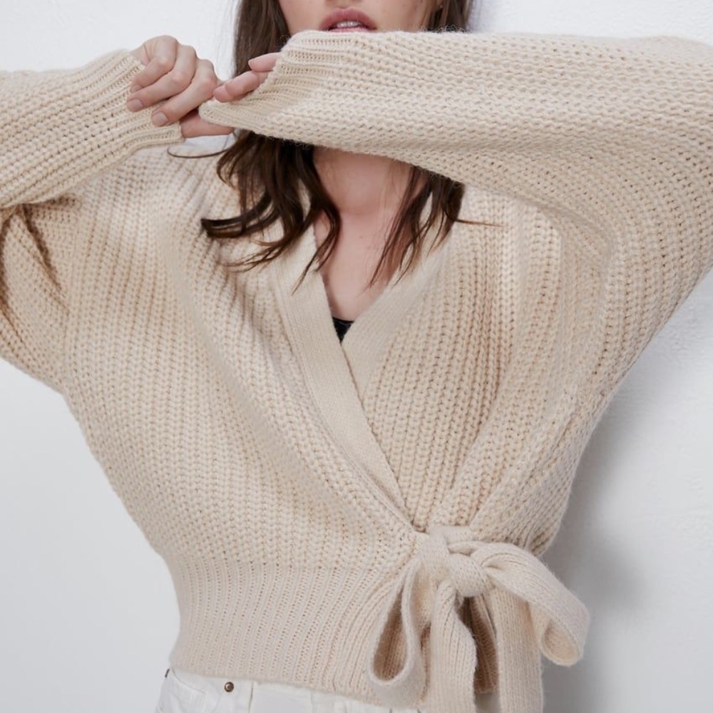 Zara belted sweater
